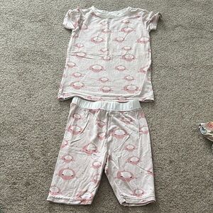 Snugglers girls carriage bamboo pajamas size 5/6